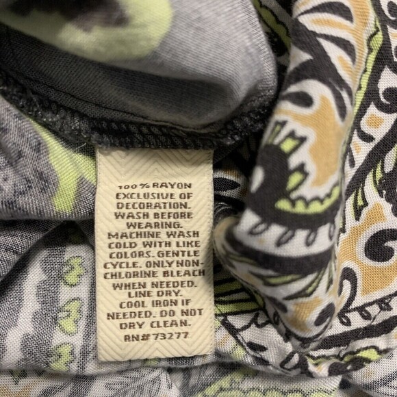 Sonoma Multicolor Bohemian Print Stretch Smocked Waist A-Line Dress - Picture 5 of 6